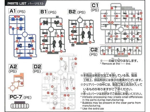 Bandai 30MM Spinatio Ninja Type EXM-A9n modelis 1/144, 61657