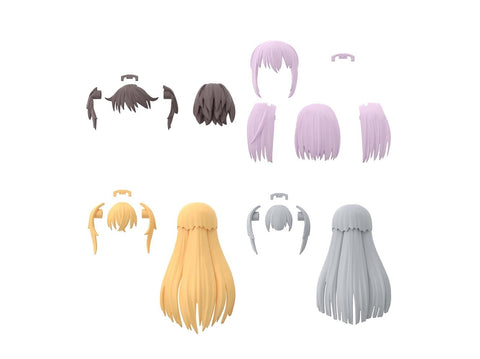 Bandai 30MS plaukų stiliaus dalių rinkinys Vol.4, visos 4 rūšys (62223)