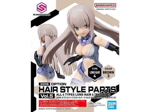Bandai 30MS papildomos šukuosenų dalys Vol.5 – visi 4 rinkiniai