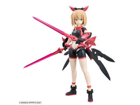 Bandai 30MS Tiasha Dahlia Wear B plastikinis Gunpla rinkinys