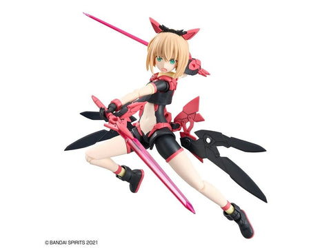 Bandai 30MS Tiasha Dahlia Wear B plastikinis Gunpla rinkinys