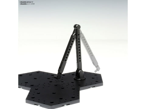 Bandai Action Base 4 juoda stovas 1/100 mastelio figurėlėms
