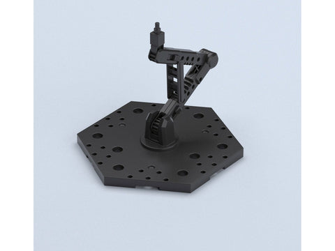 Bandai Action Base 5 juoda stendas 1/144 modeliams – reguliuojamas laikiklis