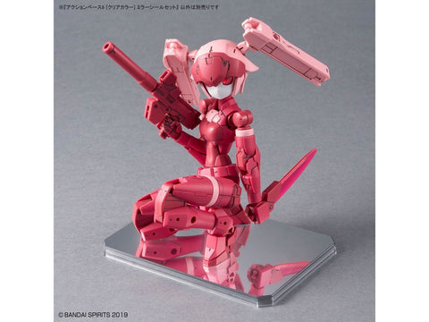 Bandai Action Base 6 skaidrus stovas su veidrodiniais lipdukais 1/144 HG/RG