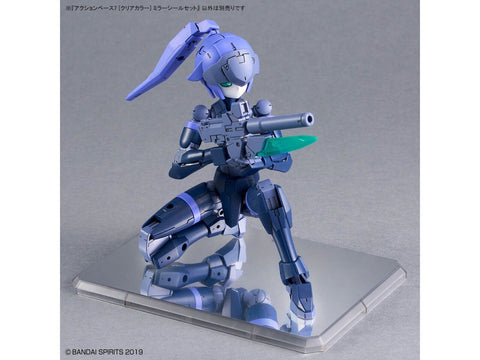 Bandai Action Base 7 skaidri stovas su veidrodiniais lipdukais 1/144 HG/RG
