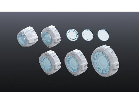 Bandai Builders Parts HD MS Sight Lens 01 skaidrūs lęšiai modeliams 61950