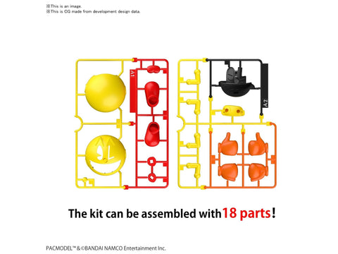 Plastikinis surenkamas PAC-MAN Bandai Entry Grade rinkinys