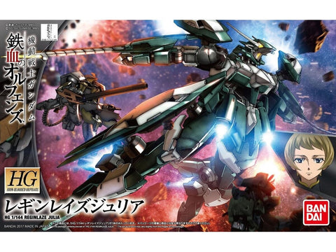 Bandai HG Reginlaze Julia 1/144 Gunpla robotas (Iron-Blooded Orphans)
