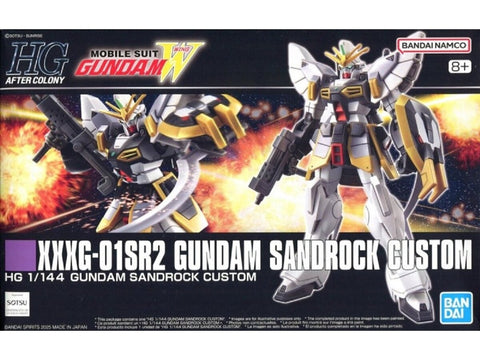 Bandai HGAC Gundam Sandrock Custom 1/144 plastikinis Gunpla rinkinys