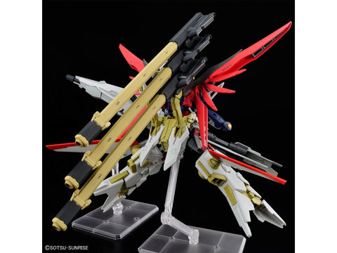 Bandai HGCE Destiny Gundam Spec II su Zeus Silhouette Gunpla 1/144