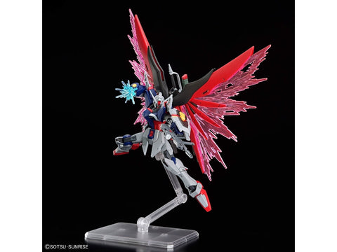 Bandai HGCE Destiny Gundam Spec II su Zeus Silhouette Gunpla 1/144