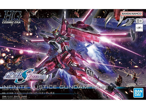 Bandai HGCE Infinite Justice Gundam Type II 1/144 Gunpla rinkinys