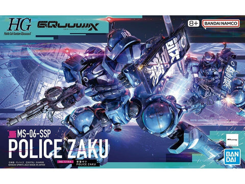 Bandai Gunpla Police Zaku MS-06-SSP 1/144 plastikinis modelis
