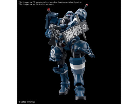 Bandai Gunpla Police Zaku MS-06-SSP 1/144 plastikinis modelis