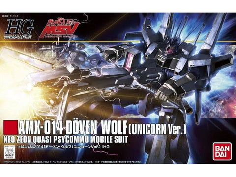 Bandai HGUC Gundam Unicorn Doven Wolf 1/144 plastikinis modelis