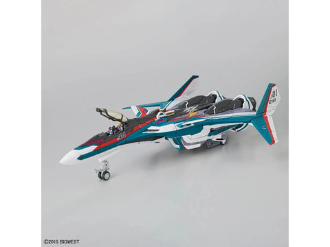 Bandai HG VF-31S Siegfried 1/100 plastikinis modelis su stovu ir lipdukais