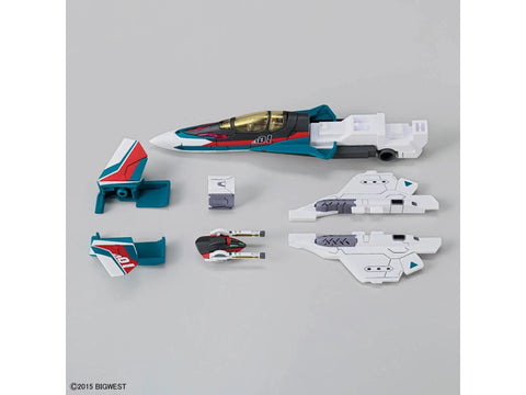 Bandai HG VF-31S Siegfried 1/100 plastikinis modelis su stovu ir lipdukais
