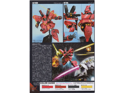Bandai HGUC Sazabi MSN-04 1/144 Gunpla plastikinis modelis