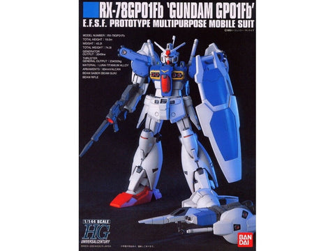 Bandai HGUC RX-78GP01Fb Gundam GP01Fb 1/144 plastikinis modelis