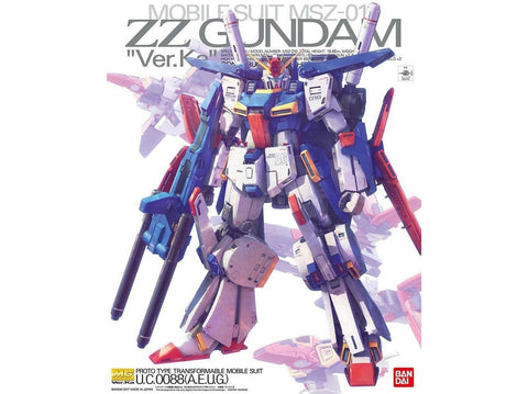 Bandai MG ZZ Gundam Ver.Ka 1/100 plastikinis Gunpla modelis