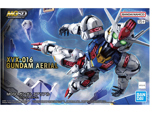 Bandai MGSD XVX-016 Gundam Aerial plastikinis Gunpla modelis