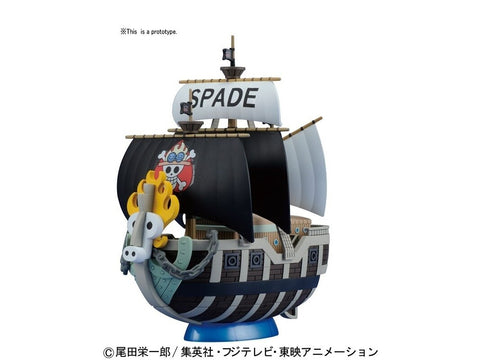 Bandai One Piece Grand Ship Spade Pirates surenkamas laivo modelis