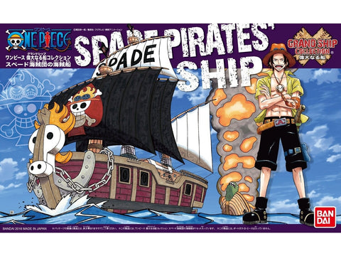 Bandai One Piece Grand Ship Spade Pirates surenkamas laivo modelis