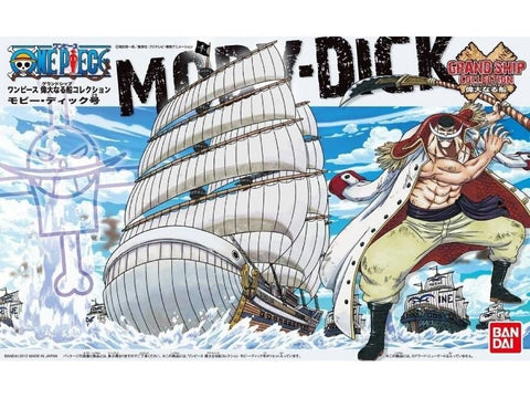 Bandai One Piece Moby Dick laivas, plastikinis surenkamas rinkinys