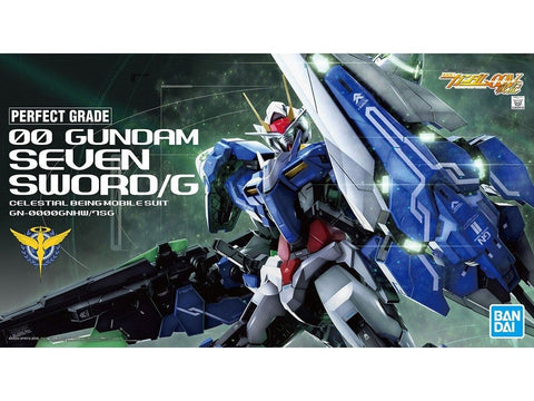 Bandai Perfect Grade 1/60 Gundam 00 Seven Sword/G Gunpla rinkinys