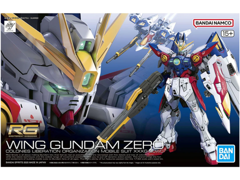 Bandai RG Wing Gundam Zero TV 1/144 plastikinis Gunpla rinkinys