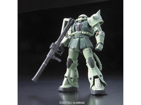 Gunpla modelis Bandai RG MS-06F Zaku II 1/144 61596