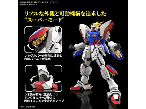 Bandai RG Shining Gundam 1/144 surenkamas plastikinis Gunpla modelis