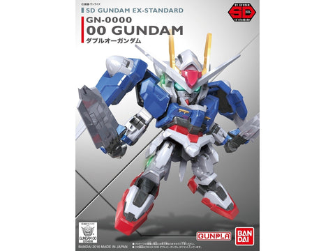 Bandai SD EX-Standard GN-0000 00 Gundam plastikinis Gunpla rinkinys
