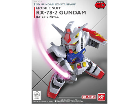 Bandai Gunpla SD EX-Standard RX-78-2 Gundam plastikinis modelis