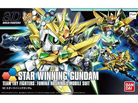 Bandai SDBF Try Star Winning Gundam Gunpla – plastikinis surenkamas rinkinys