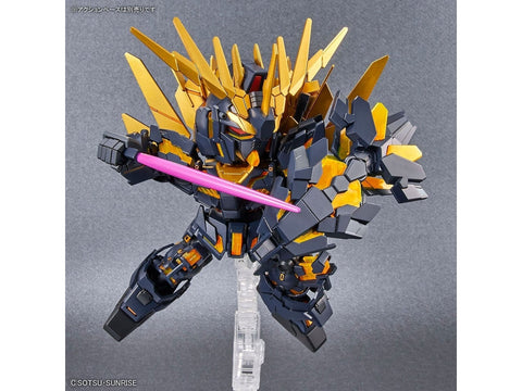 Bandai SD Gundam CS Unicorn 02 Banshee Destroy Mode + Norn Gunpla rinkinys