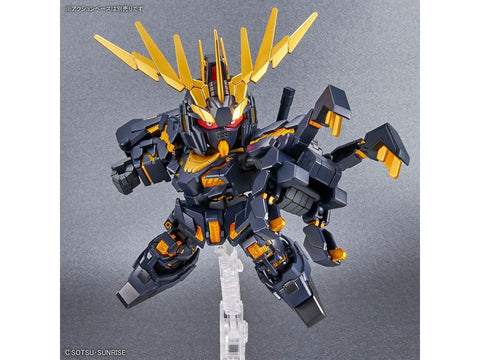 Bandai SD Gundam CS Unicorn 02 Banshee Destroy Mode + Norn Gunpla rinkinys