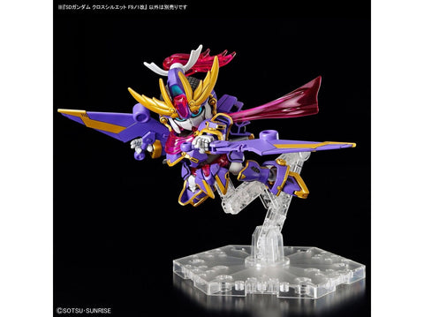 Bandai SD Gundam Cross Silhouette F-Kunoichi Kai surenkamas Gunpla modelis