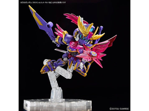 Bandai SD Gundam Cross Silhouette F-Kunoichi Kai surenkamas Gunpla modelis