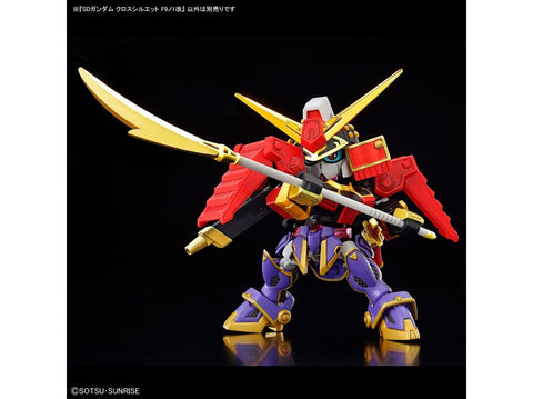 Bandai SD Gundam Cross Silhouette F-Kunoichi Kai surenkamas Gunpla modelis