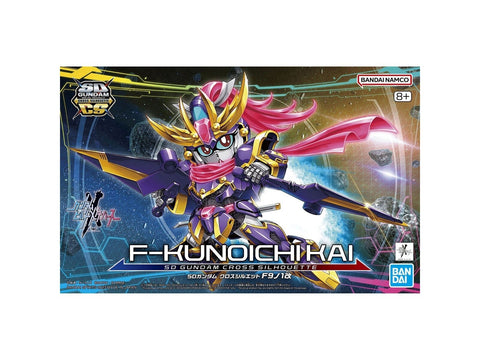 Bandai SD Gundam Cross Silhouette F-Kunoichi Kai surenkamas Gunpla modelis