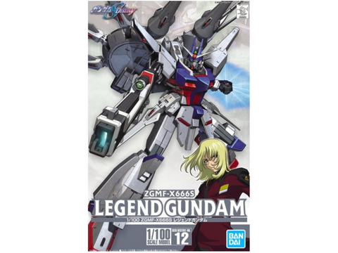 Bandai Legend Gundam ZGMF-X666S 1/100 Gunpla plastikinis modelis