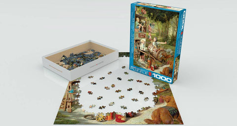 Eurographics „The Barnstormers“ 1000 detalių dėlionė 50x70 cm, perdirbtas popierius
