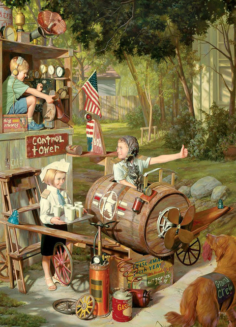 Eurographics „The Barnstormers“ 1000 detalių dėlionė 50x70 cm, perdirbtas popierius