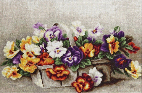 Basket of pansies SB503HOBI.LT 🇱🇹