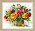 Basket With Roses siuvinėjimo rinkinys iš RIOLIS Nr.: 1722HOBI.LT 🇱🇹