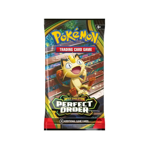 Pokemon Mega Evolution Perfect Order booster – retos TCG kortos (EN)