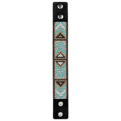 Apyrankės siuvinėjimo karoliukais rinkinys ant dirbtinės odos PRECIOSA