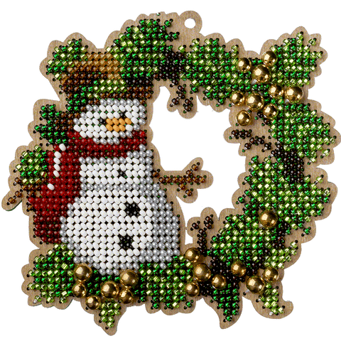 Karoliukų siuvinėjimo rinkinys ant medžio PRECIOSA, 10×10,5 cm Wonderland Crafts