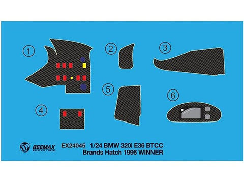 Beemax BMW 320i BTCC 1996 Brands Hatch detalių rinkinys 1/24 E24045